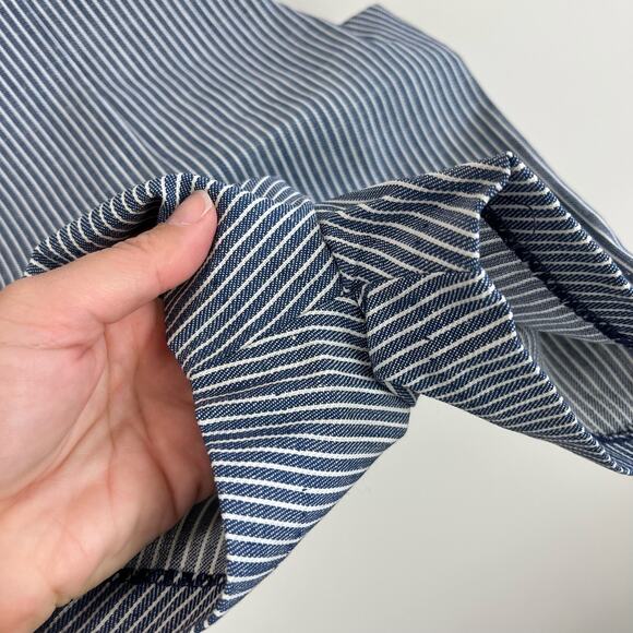 Vintage Good Lad Tailored Striped Ruffle Shortalls 4T - Picture 6 of 6